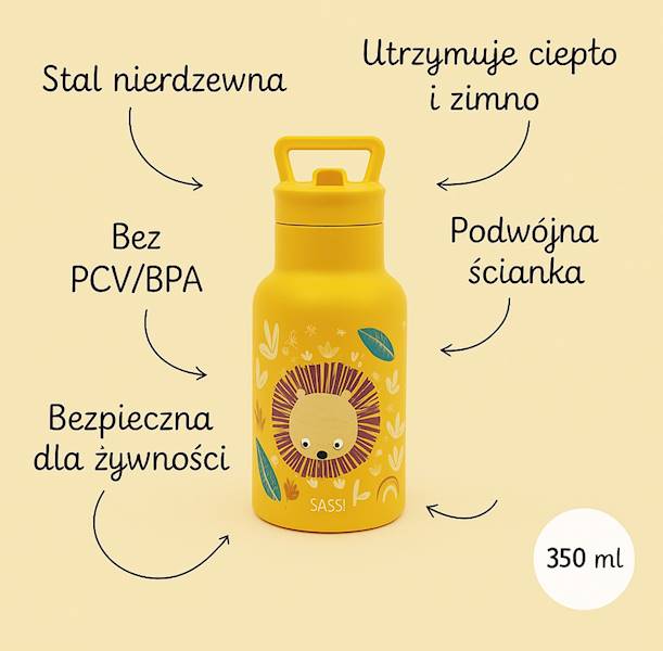 Butelka termiczna 350 ml Lew SASSI 