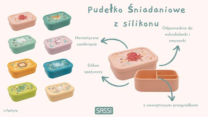 Lunchbox pojemnik silikonowy Ośmiornica SASSI
