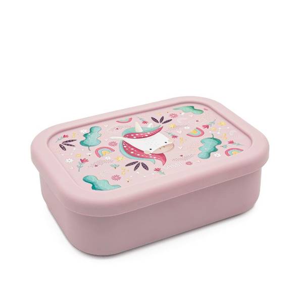 Lunchbox pojemnik silikonowy Jednorożec SASSI
