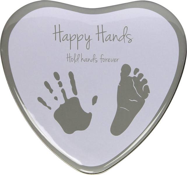 Serce z odciskiem dłoni i stópki 2D Happy Hands 