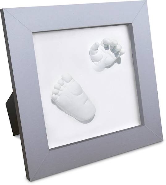 Ramka Deluxe z odciskiem 3D Happy Hands silver