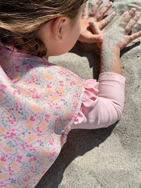 Kamizelka do pływania Neo Liberty Beach pink 1-3L