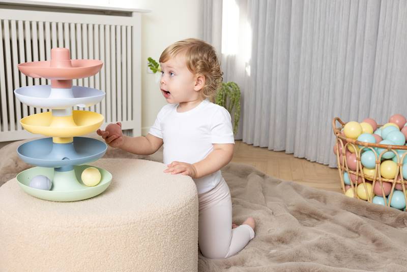 Tor kulkowy kulodrom DANTOY dla dzieci 10 m-cy+