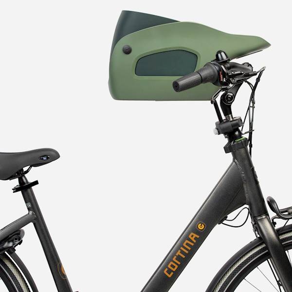 Fotelik koszyk rowerowy dla psa KVISP green S