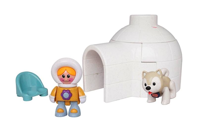 Igloo magnetyczny zestaw TOLO BIO First Friends 3+