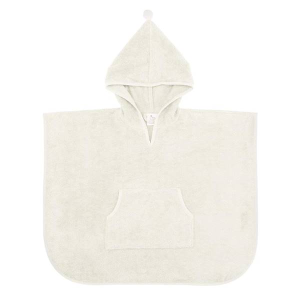 Ponczo kąpielowe, okrycie z kapturem Vanilla Cream
