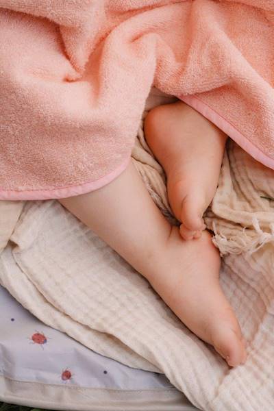 Ponczo kąpielowe, okrycie z kapturem English Rose