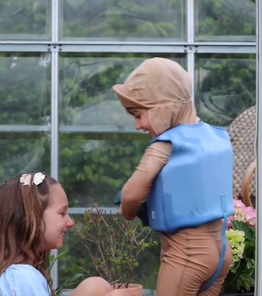 Kamizelka do pływania Neo Azure Blue 1-3L 11-20 kg