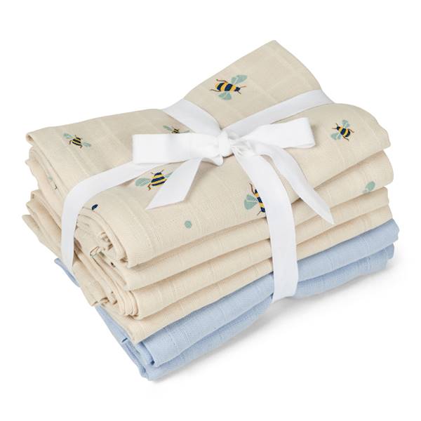 Muślinowe pieluszki 6 pack 70x70 cm Honeybee 