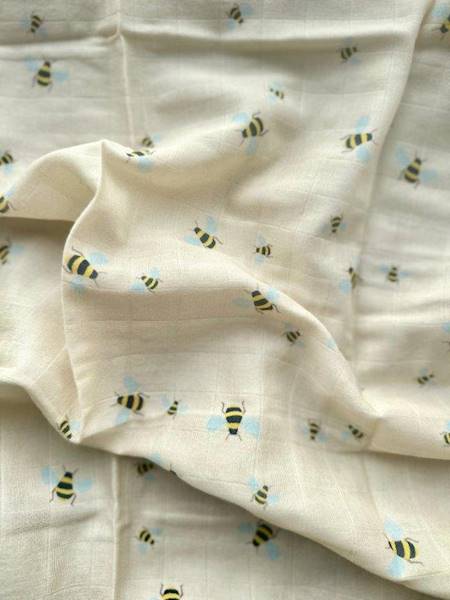 Muślinowe pieluszki 6 pack 70x70 cm Honeybee 