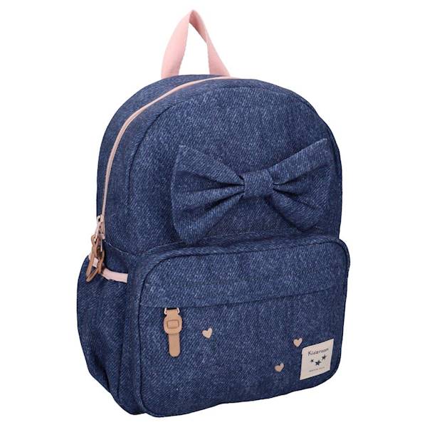 Plecak dla dzieci L Bow blue jeans KIDZROOM