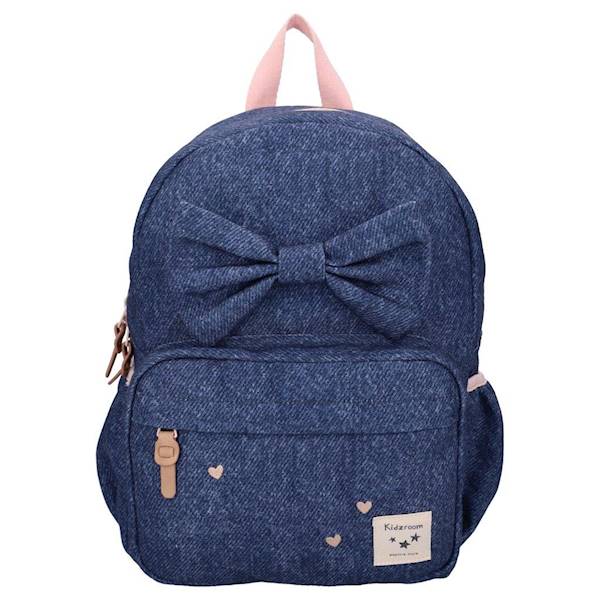 Plecak dla dzieci L Bow blue jeans KIDZROOM