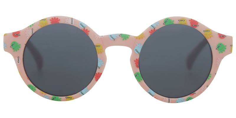 Okulary przeciwsłoneczne OKKY print pink 1,5-3 lat