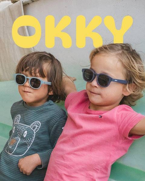 Okulary przeciwsłoneczne OKKY black 3-9 lat 