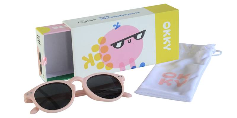 Okulary przeciwsłoneczne OKKY pink 3-9 lat 