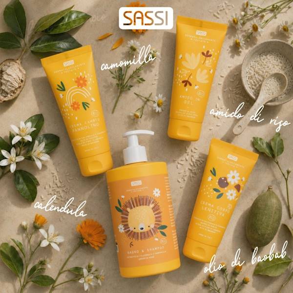 Żel ze skrobią ryżową 100 ml SASSI Lew dla dzieci