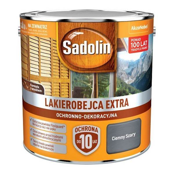 SADOLIN LAKIEROBEJCA EXTRA CIEMNY SZARY 2,5L