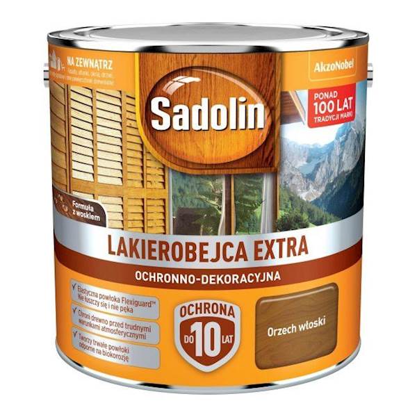 SADOLIN LAKIEROBEJCA EXTRA ORZECH WŁOSKI 2,5L