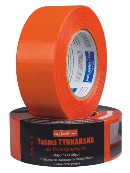 TAŚMA TYNKARSKA BLUE DOLPHIN 48MM/50M POMARAŃCZOWA
