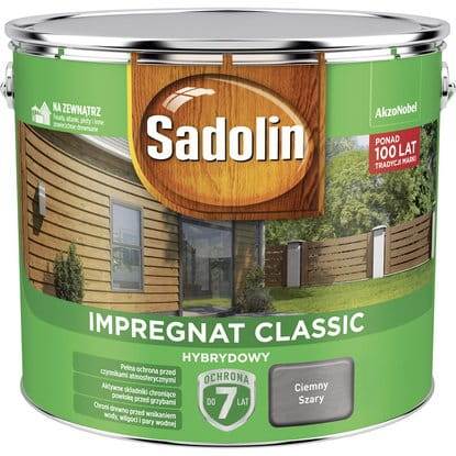 SADOLIN CLASSIC IMPREGNAT SZARY CIEMNY 4,5L