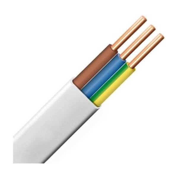 PRZEWÓD INSTALACYJNY PŁASKI DRUT YDYP 3X1,5MM2 750V 1MB