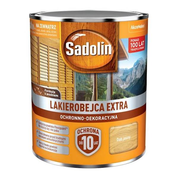 SADOLIN LAKIEROBEJCA EXTRA DĄB JASNY 0,75L