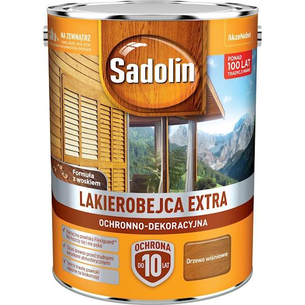 SADOLIN LAKIEROBEJCA EXTRA DRZEWO WIŚNIOWE 0,75L