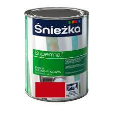 ŚNIEŻKA SUPERMAL EMALIA OLEJNO-FTALOWA MALINOWY MAT 0,8L