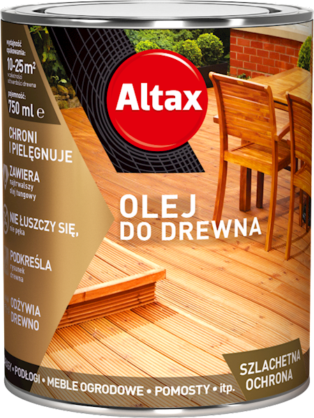 ALTAX OLEJ DO DREWNA KASZTAN 0,75L