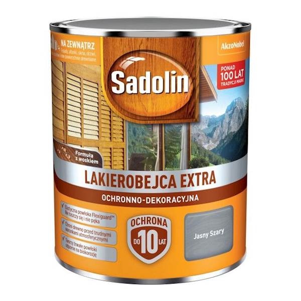 SADOLIN LAKIEROBEJCA EXTRA SZARY JASNY 0,75L
