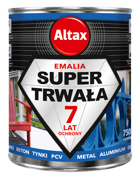 ALTAX SUPER TRWAŁA EMALIA BIAŁY POŁYSK 0,75L