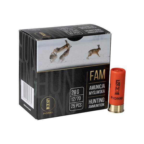 Amunicja 12/70 FAM Pionki ZAJĄC 28g 2 GW