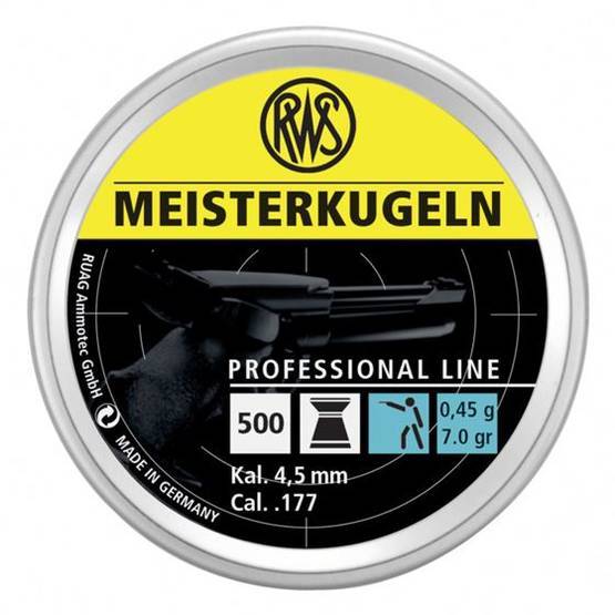 Śrut RWS Meister 4,50mm 0,45g 500szt. Pistolet