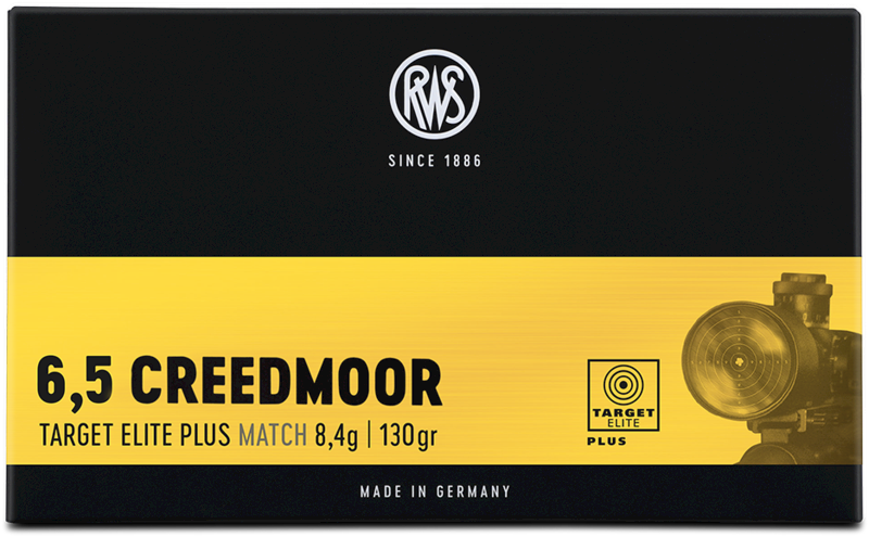 Amunicja RWS kal. 6,5 Creeedmoor TARGET ELITE PLUS