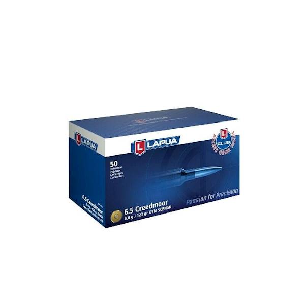 Amunicja Lapua 6,5 Creedmoor Scenar L 8,0g op.50sz