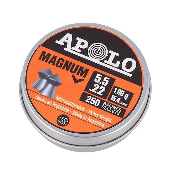 Śrut Apolo Magnum 5.5 mm, 250 szt. 1.00g/15.4gr