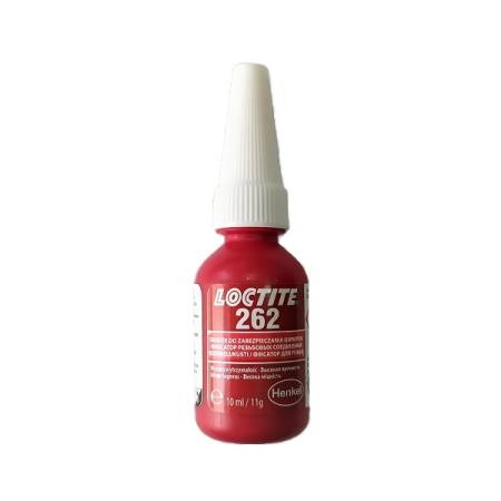 Klej do gwintów Loctite 10 ml twardy 262 Czerwony