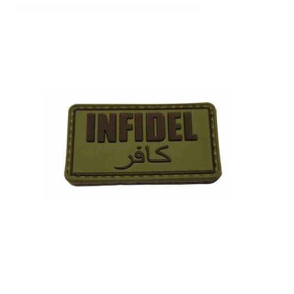 Rzep naszywka 3D INFIDEL khaki 30x50mm
