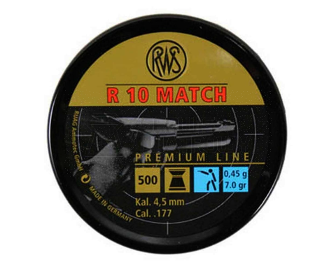 Śrut RWS Premium L R10 Match 4,50mm 0,45g 500szt.