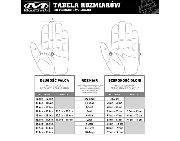 Rękawice strzeleckie Mechanix FastFit Covert XL