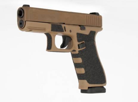 Okładziny chwytu do Glock 17 Gen3 samoprzylepne