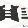 Okładziny chwytu do Glock 17 Gen3 samoprzylepne