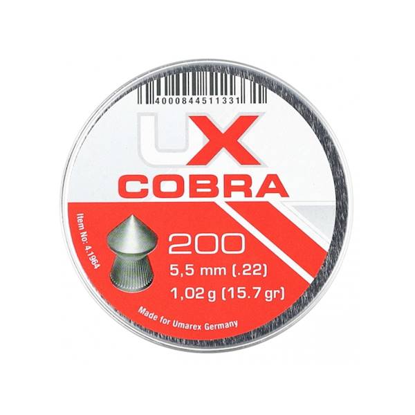Śrut diabolo Umarex Cobra Pointed Ribbed 5,5mm