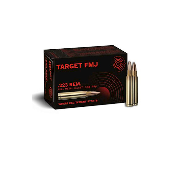Amunicja GECO .223Rem TARGET FMJ VM 3,56g 55gr
