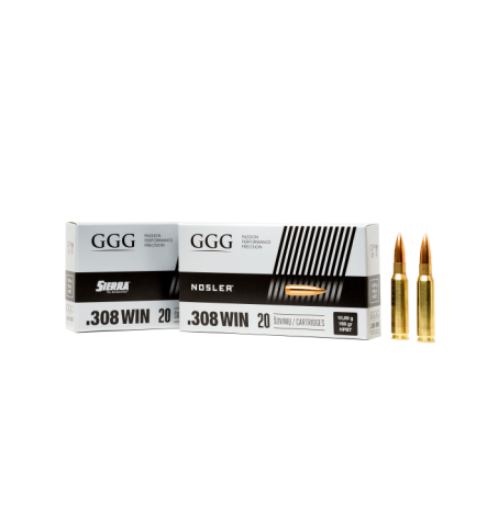 Amunicja GGG .308 HPBT GPX13 168gr 10,9g 1op=20szt
