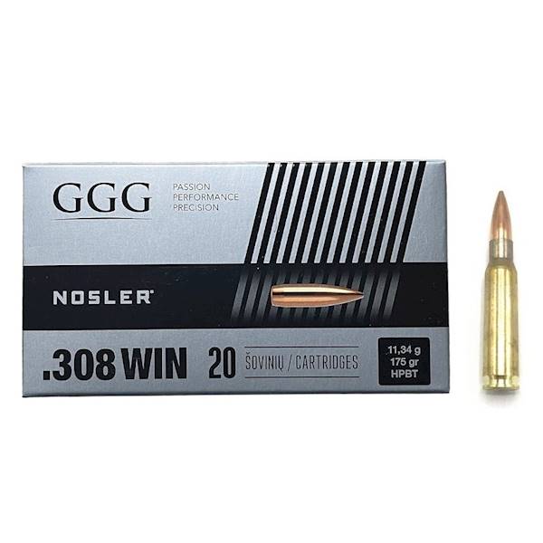 Amunicja GGG .308 HPBT GPX15 175gr 11,3g NOSLER