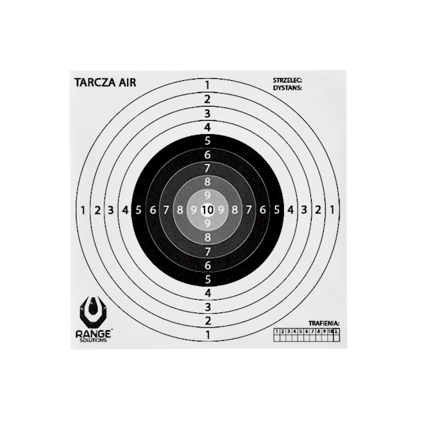 Tarcza do wiatrówki Range Solutions AIR 14x14cm