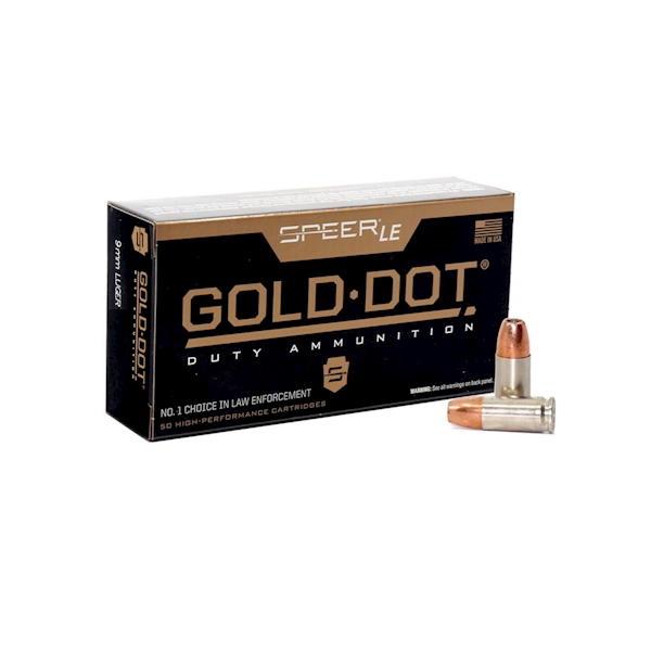 Amunicja 9mm Luger 147gr GDHP Speer GOLD DOT