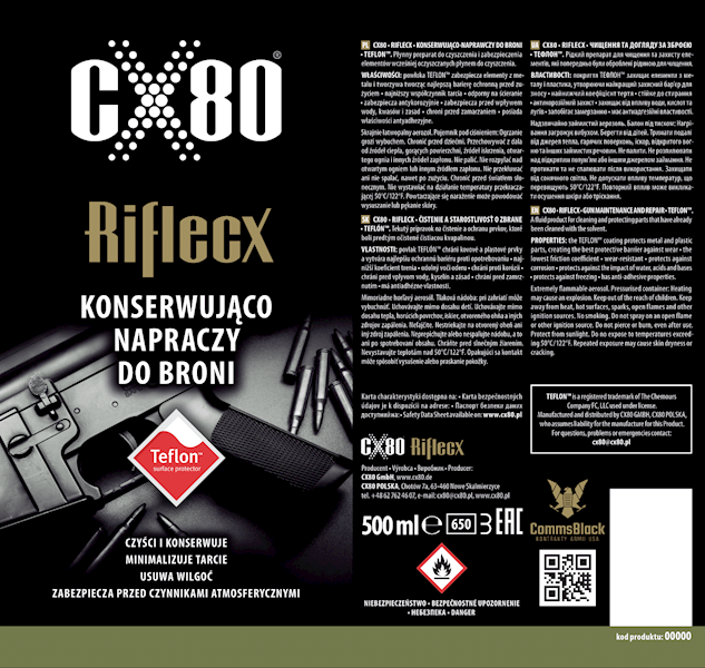 Riflecx Płyn konserwująco-naprawczy z Teflonem