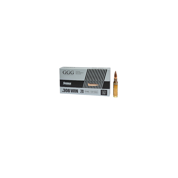 Amunicja GGG .308 HPBT GPX13 168gr 10,89g